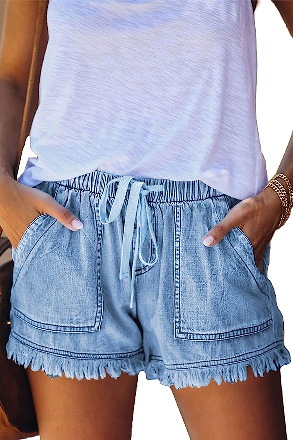 Elevate Your Style with High-Waisted Drawstring Jeans – Where Comfort Meets Fashion!